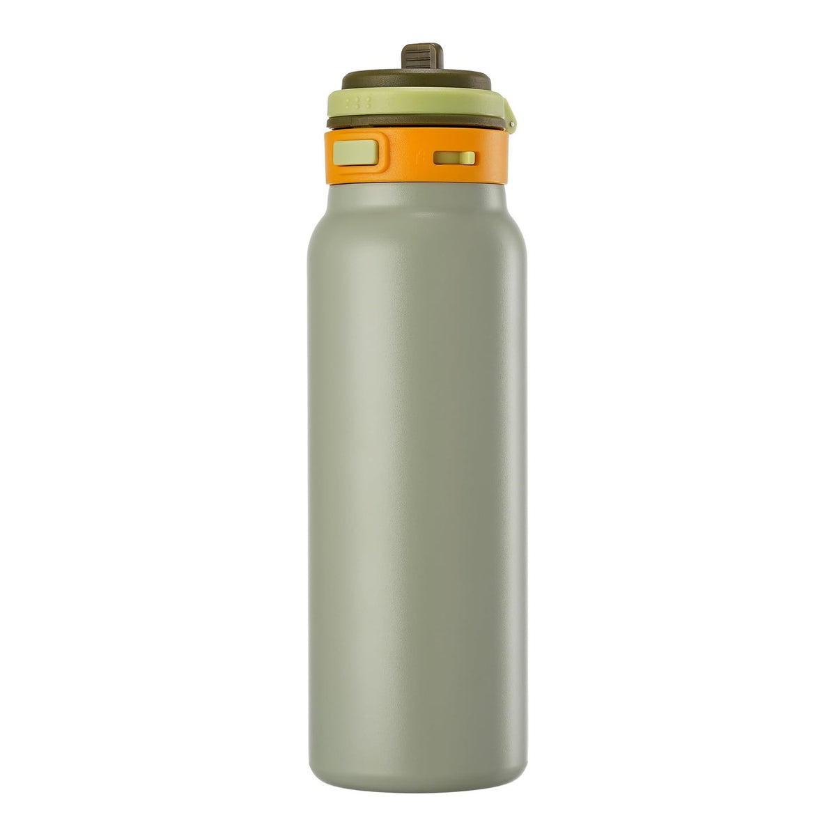 Reusable Water Bottle with Flip-Top Lid - Sage Green