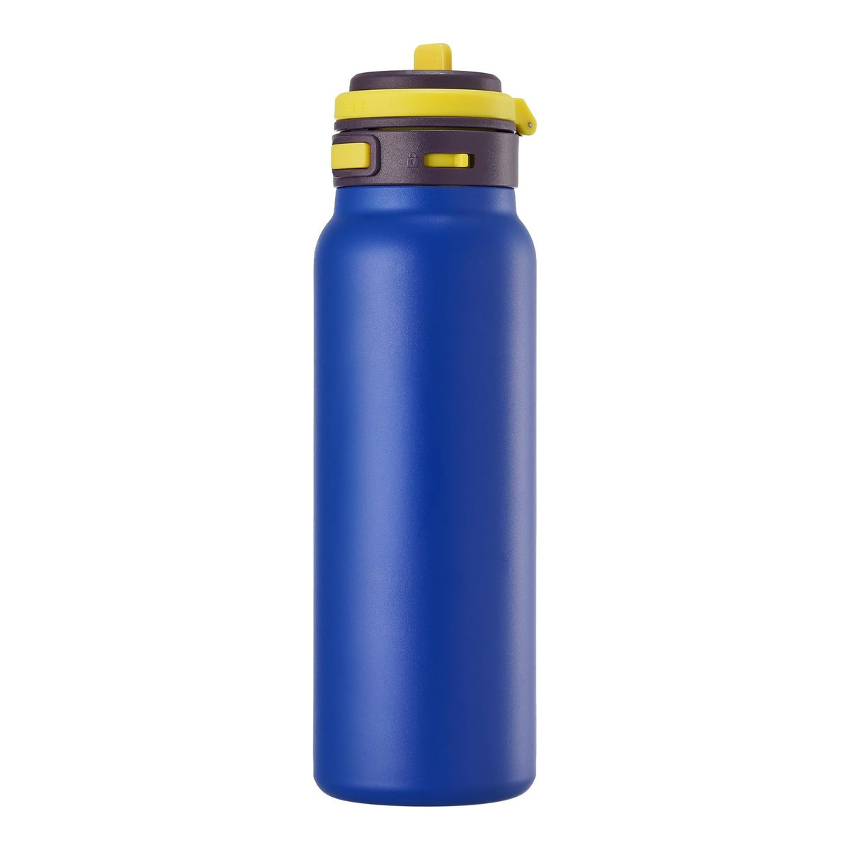 Reusable Water Bottle with Flip-Top Lid - Blue